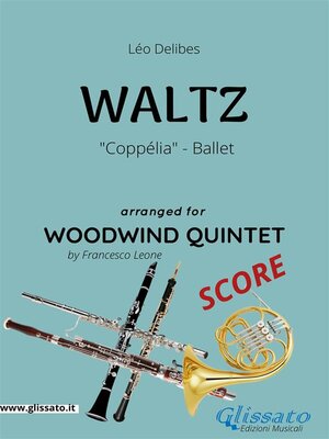 cover image of Coppélia Waltz--Woodwind Quintet SCORE